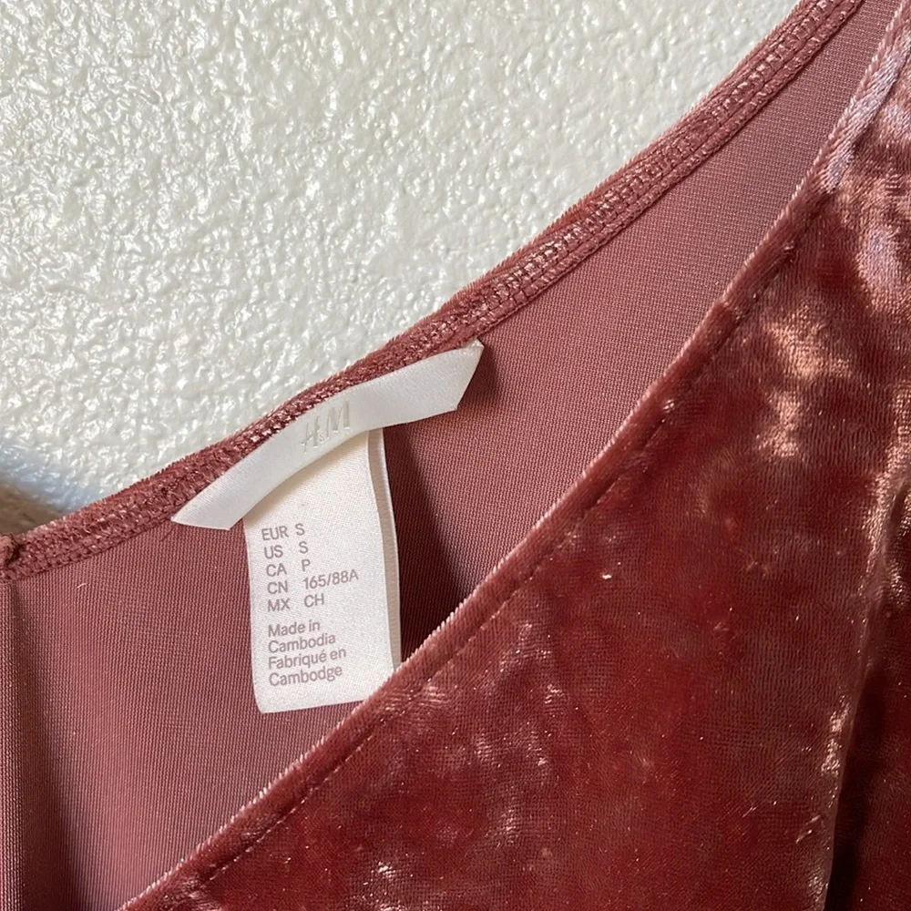 Orange Crushed Velvet Tank - Picture 3 of 3